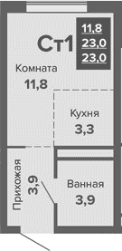 Планировка в ЖК Каменные палатки